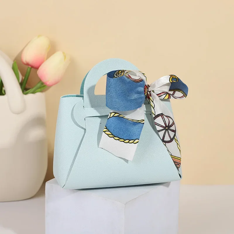 40pcs Leather Candy Gift Bags with Ribbon – Pink & Blue Wedding Favors, Baby Shower Guest Packaging Pouches, Luxury Party Gift Boxes for Candy, Chocolate, Cookies, Jewelry, and Special Event Distributions - 图片 17