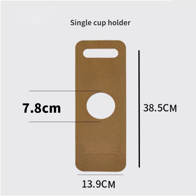10 Pcs Portable Kraft Paper Cup Holder Takeaway Coffee Milk Tea Arc Cups Carry Creative Disposable Plastic-Free Beverage Packaging Bag Coffee Cup Carrier 10 Pcs Portable Kraft Paper Cup Holder Takeaway Coffee Milk Tea Arc Cups Carry Creative Disposable Plastic-Free Beverage Packaging Bag Coffee Cup Carrier