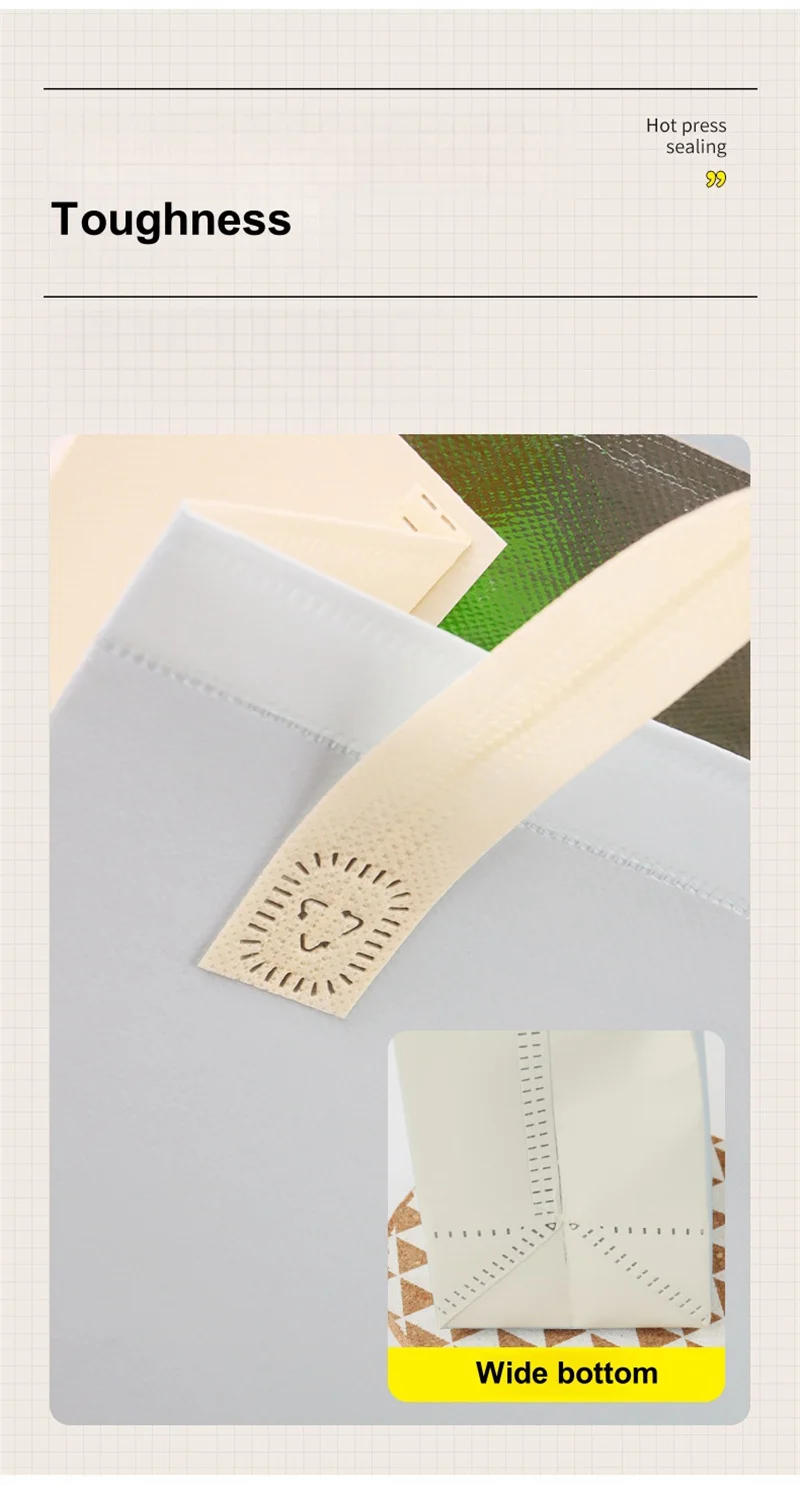 25pcs Non-Woven Insulated Tote Bags – Reusable Portable Fabric Pouches for Food, Cake, Drinks, and Snacks, Thermal Carrier Keeps Hot or Cold, Ideal for Delivery, Picnic, Grocery, Work, School 10