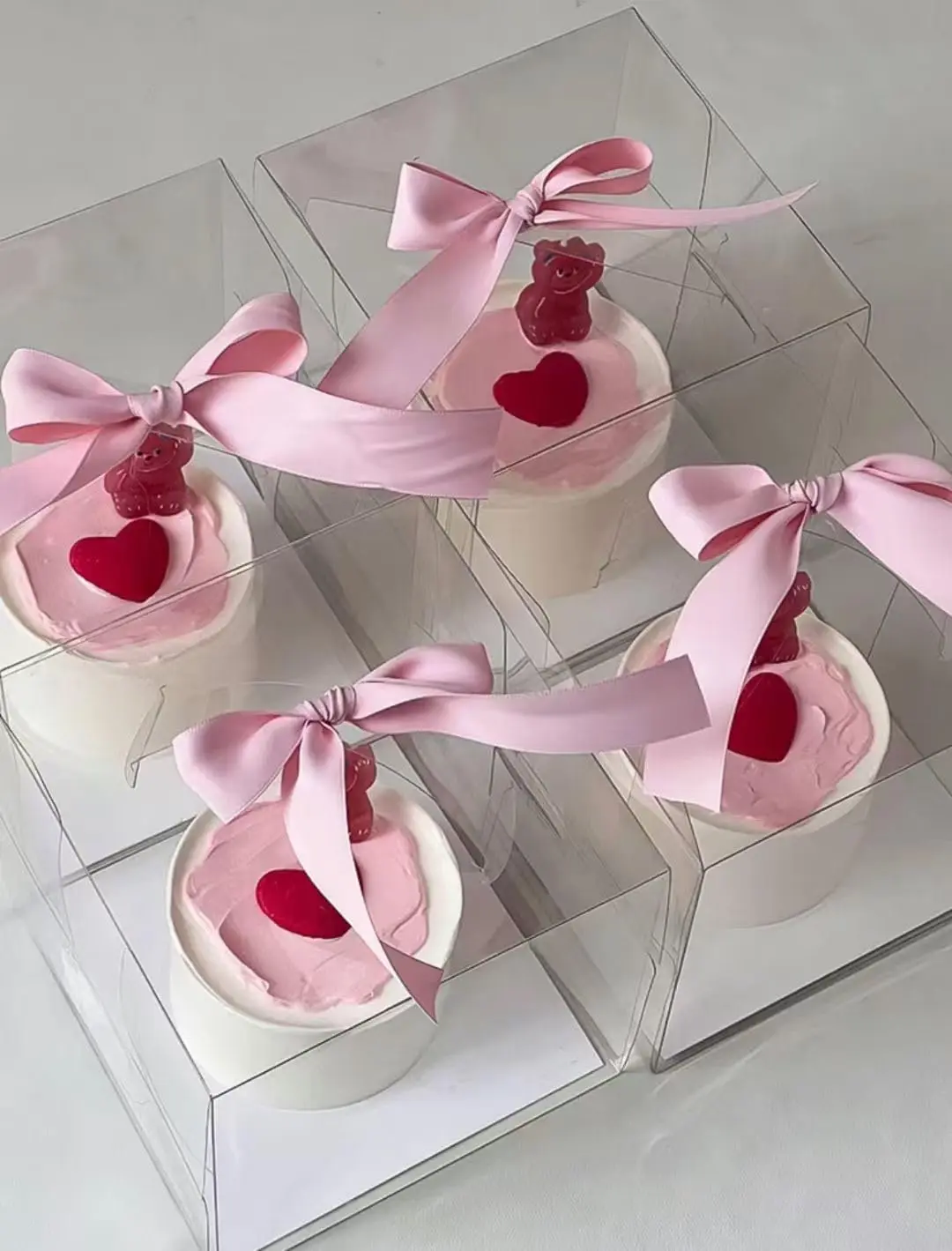 2/5PCS Clear Cake Packaging Box with Handle, Transparent Plastic Dessert Container, Cupcake Boxes with Lids for Wedding, Birthday Party, Baby Shower, Gift Wrapping, Pastry Display, and Event Decoration Supplies - 图片 3