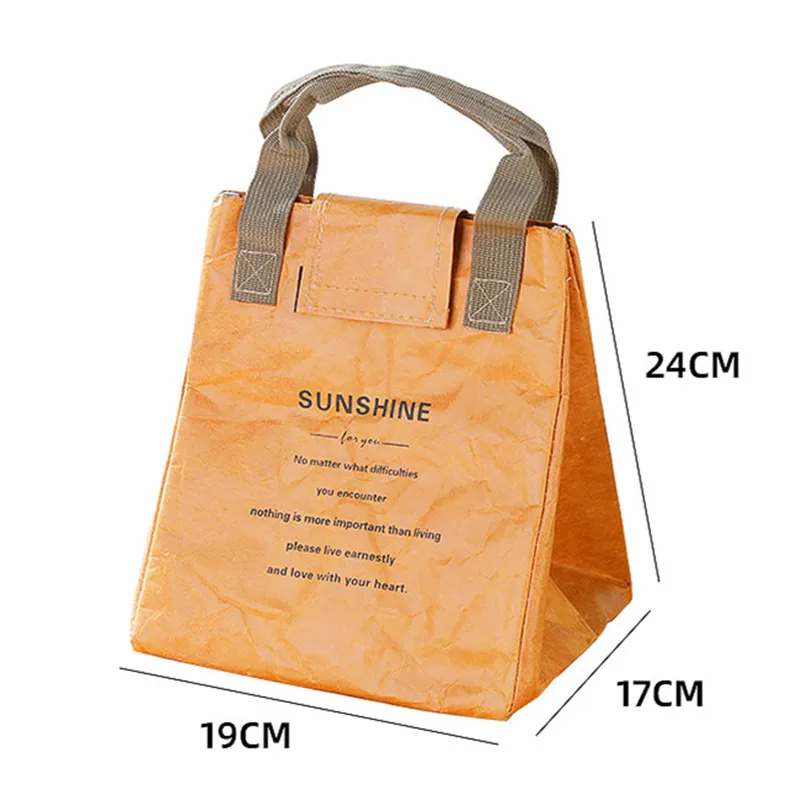 Foldable Reusable Leakproof Food Container Lunch Bag – Large Capacity Waterproof Thermal Insulated Tote for Workers, Students, Meal Prep, Office, School, Picnic, Travel, Portable Food Storage Carrier