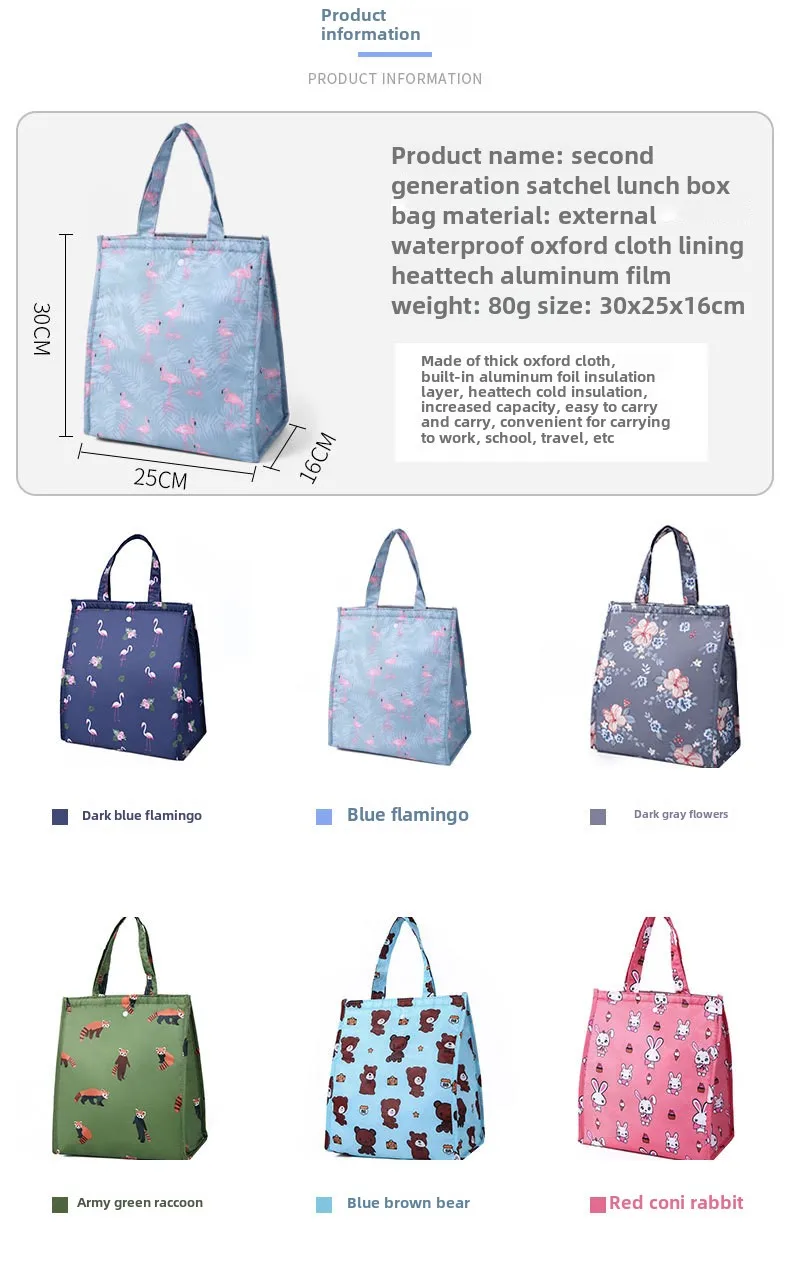 Insulated Thermal Cooler 🥗❄️ Reusable Lunch Tote for Food & Drinks, Leakproof Picnic, Camping, Grocery Shopping, Outdoor Cooler Box, Portable Food Storage Carrier for Travel, Work, School