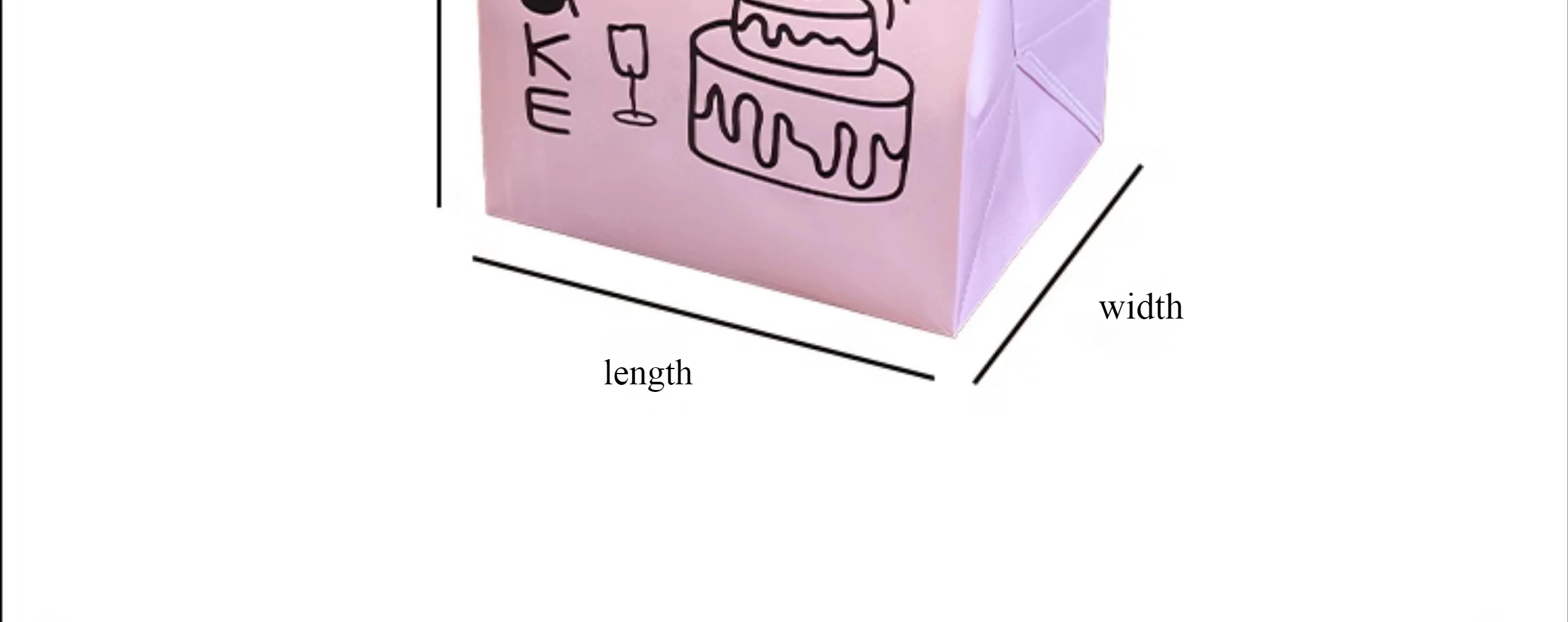 10pcs Disposable Aluminum Foil Insulated Cake Bags – Handheld Takeaway Packaging for 4/6/8/10 Inch Birthday Cakes, Portable Thermal Refrigerated Food Storage Pouches for Bakery & Delivery Use 3