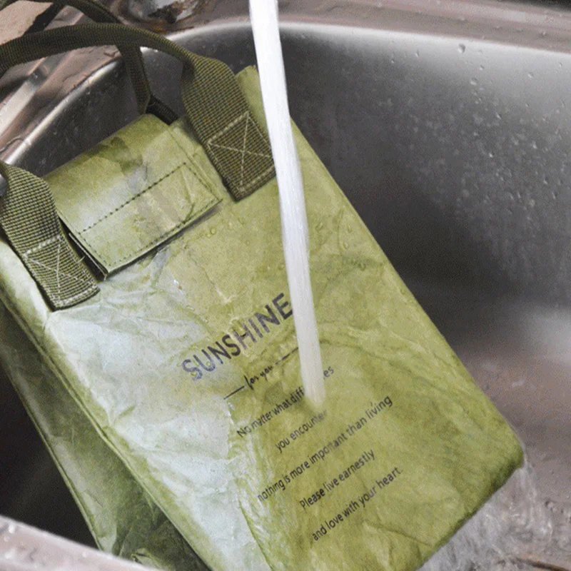 Foldable Reusable Leakproof Food Container Lunch Bag – Large Capacity Waterproof Thermal Insulated Tote for Workers, Students, Meal Prep, Office, School, Picnic, Travel, Portable Food Storage Carrier