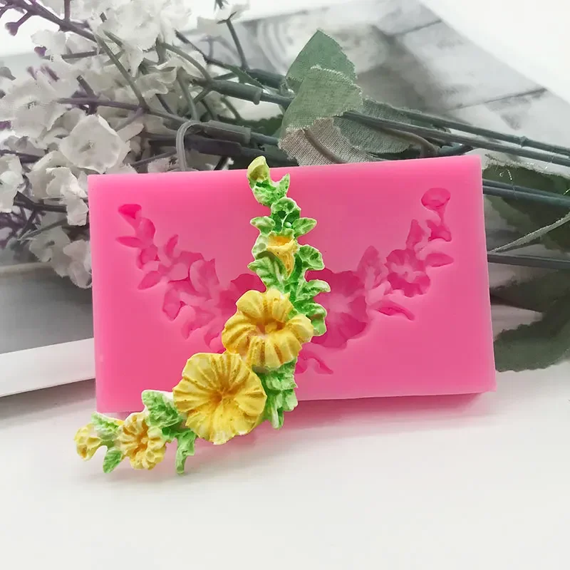 Arc Wreath Bouquet Silicone Mold – DIY Cake Edge Lace Decoration Mold for Fondant, Flowers, Plants, Chocolate, Sugarcraft, Candy, and Baking Tools for Wedding, Birthday, and Party Cakes