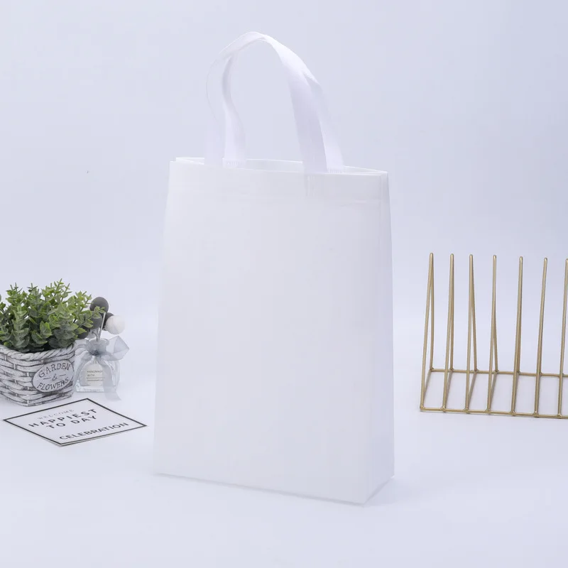 Portable Non-Woven Shopping Bag – Large Capacity, Reusable Eco-Friendly Handbag, Custom Logo or Printing Option (Printing Fee Not Included), Perfect for Grocery, Gift, and Promotional Use - 图片 9