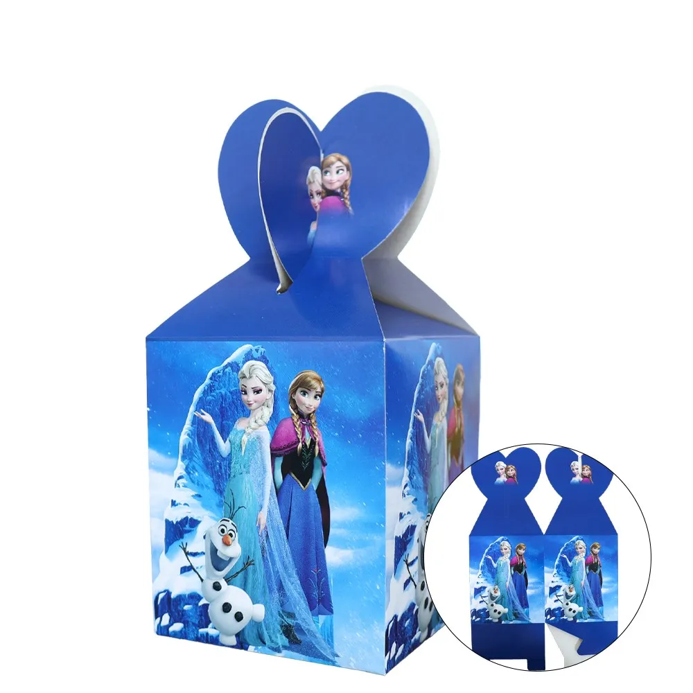 Frozen Minnie Mouse Princess Avenger Party Supplies – Candy Gift Boxes for Kids Birthday, Baby Shower, Paper Treat Boxes for Girls Boys Party Favors, Holiday Celebration and Birthday Decorations - 图片 7