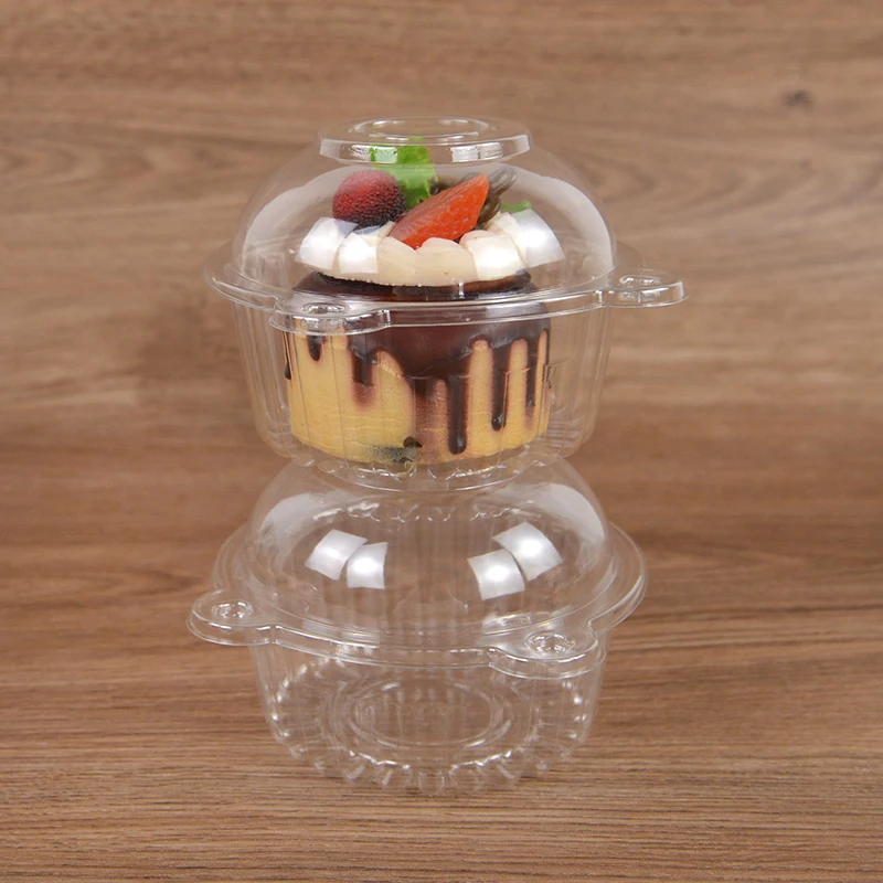 10/50Pcs Clear Cupcake Packaging Boxes, Dessert Donut Muffin Cake Container Holders with Lids, Transparent Pastry Display Containers for Wedding Birthday Party Christmas Holiday Event Supplies 7