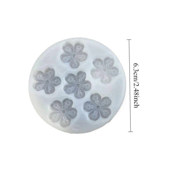 Flower Daisy Silicone Sugarcraft Mold for Cupcake Fondant, Resin, Candy, Chocolate, and Cake Decorating, Non-Stick Flexible Baking Mould for Sugarcraft, Pastry, Dessert, and Creative DIY Kitchen Tools