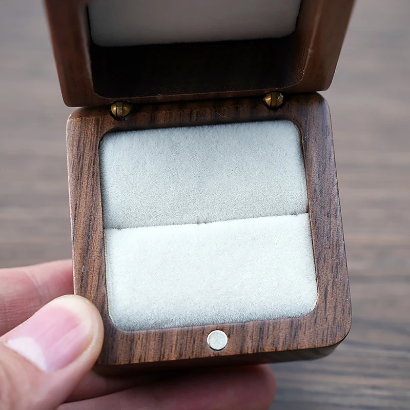 Luxury Wooden Jewelry Packaging Box for Rings Earrings Bracelets – Elegant Wood Jewelry Organizer Gift Box for Wedding, Engagement, and Bracelet Display – Premium Handmade Jewelry Storage Case 7