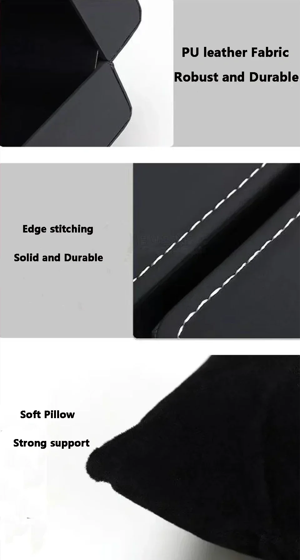 Black Single Watch Gift Box with Soft Pillow, PU Leather Wristwatch Case Organizer for Men, Clamshell Design Watch Holder, Elegant Protective Storage Box for Travel, Home, and Gift Presentation 4