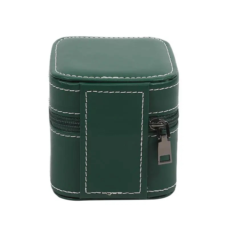 Travel Watch Case ⌚ Single Watch Case – Leather Watch Travel Case with Removable Cushion – Portable Square Jewelry Storage Organizer Box for Wristwatch and Smartwatch Protection 26