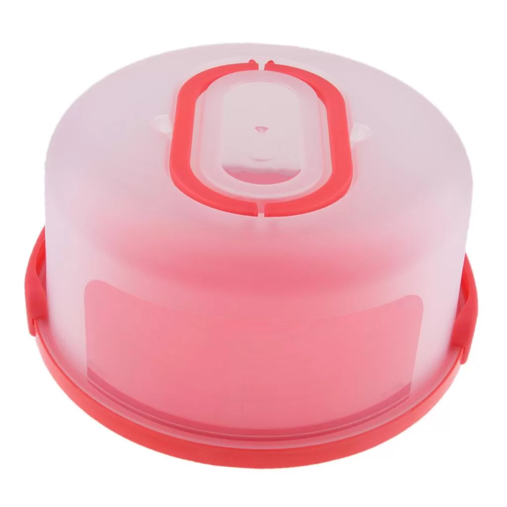 Clear Plastic Cupcake Cake Muffin Case Holder Container Box With Dome Cover Portable Cake Carrier Plastic Cupcake Container