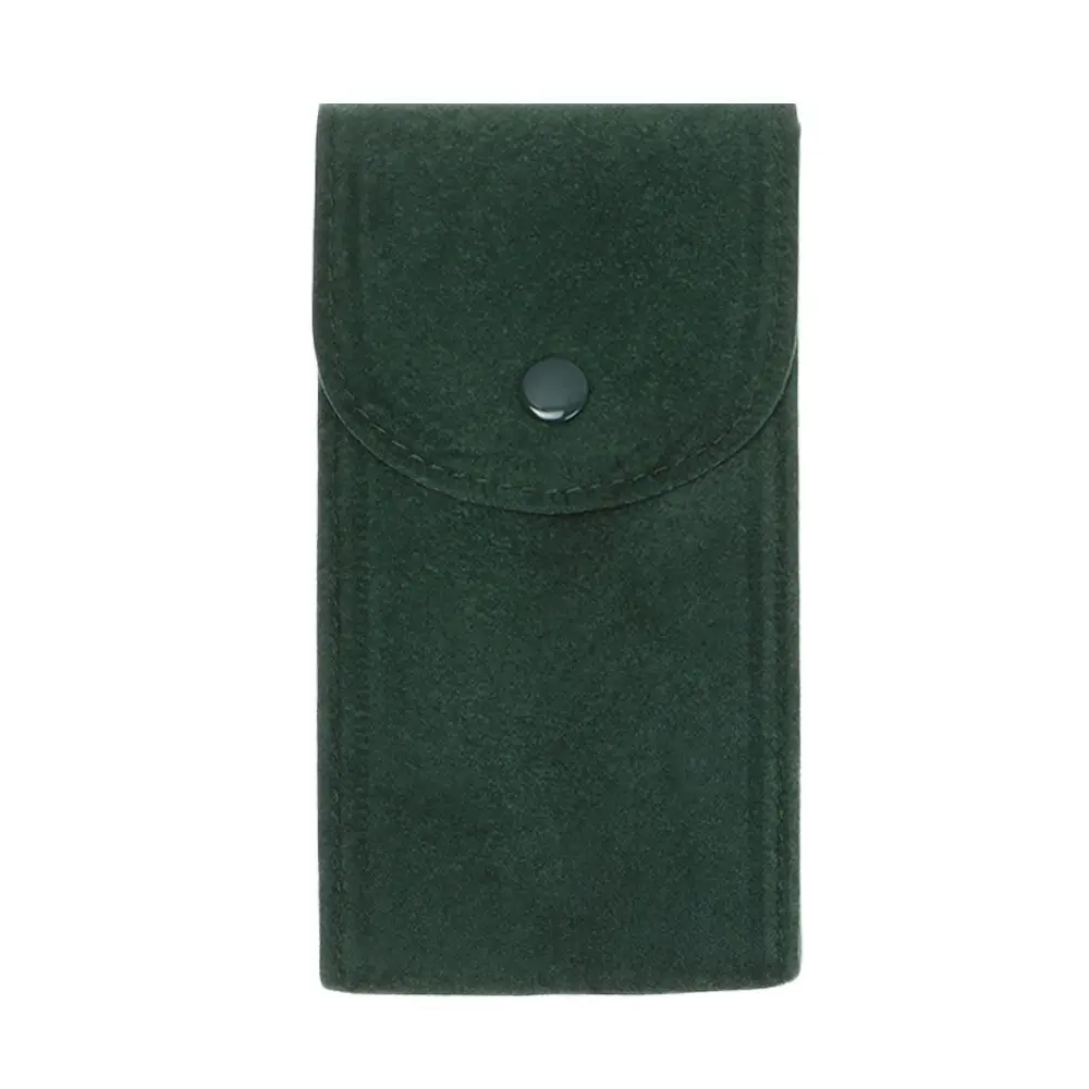 Travel Watch Case | Flannelette Watch Storage Bag, Velvet Snap Packaging Pouch Anti-Dust Watch Protection Case, Soft Compression Velvet Bag for Watch Collection Gift Packaging Accessories (Red/Green/Blue/Black/Grey/Pink/Light Blue) - 图片 13