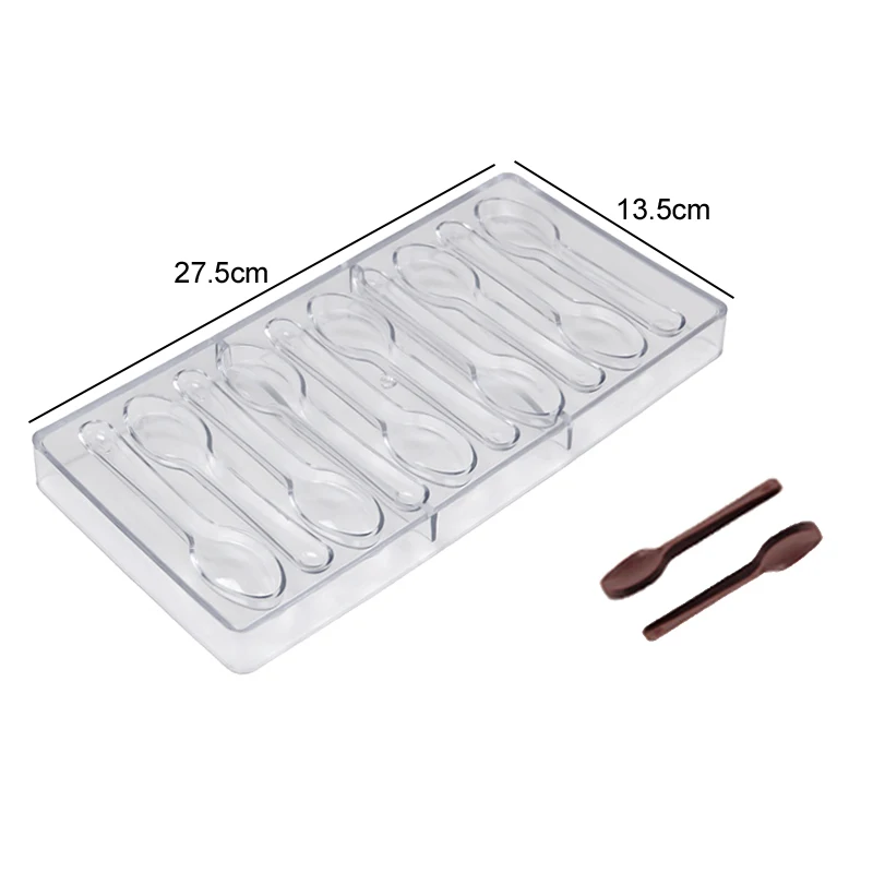 Chocolate Mold 3D Polycarbonate Transparent Plastic Kitchen Baking Tools for DIY Pastry, Candy, and Desserts, Multiple Styles Polycarbonate Chocolate Molds for Home Baking, Party Treats, and Creative Pastry Making