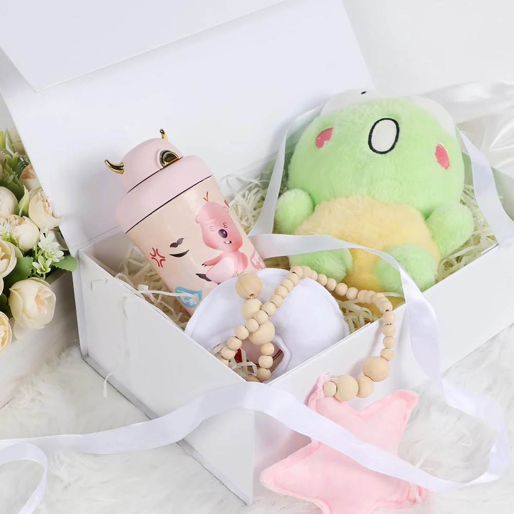 Collapsible Magnetic Gift Box with Lid – Large Rectangle Storage Box for Bridesmaid & Groomsman Proposals, Weddings, Birthdays, Christmas, Parties – Elegant Packaging Solution Collapsible Magnetic Gift Box with Lid – Large Rectangle Storage Box for Bridesmaid & Groomsman Proposals, Weddings, Birthdays, Christmas, Parties – Elegant Packaging Solution