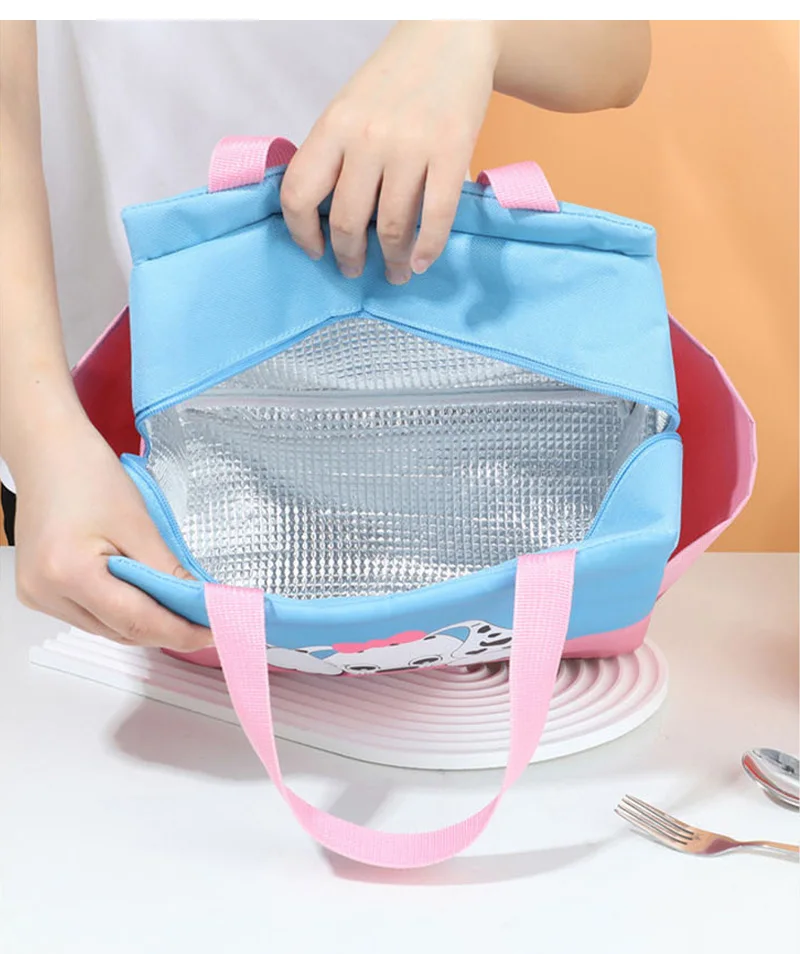 Cartoon Children Lunch Bags, Cute School Lunchbox Tote for Girls and Boys, Thermal Insulated Lunch Bag for Kids, Large Capacity Picnic Food Carrier, Reusable Kids Meal Bag Cartoon Children Lunch Bags, Cute School Lunchbox Tote for Girls and Boys, Thermal Insulated Lunch Bag for Kids, Large Capacity Picnic Food Carrier, Reusable Kids Meal Bag
