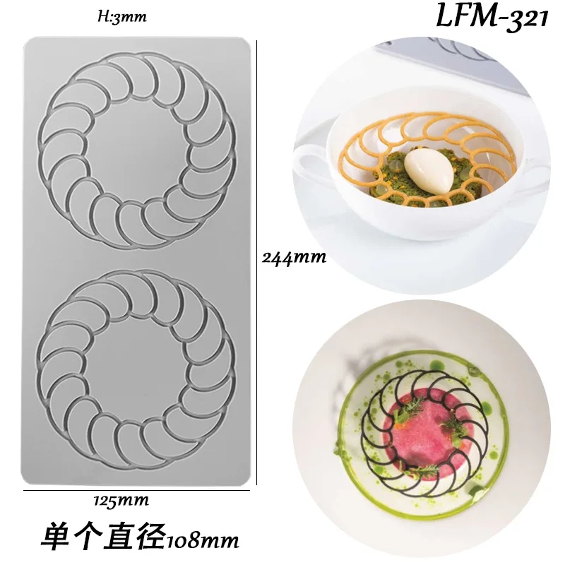 Leaf Flower Wreath Lace Silicone Mold Fondant Cake Sugarcraft Mould Chocolate Candy Dessert Tray Decoration Tools Pastry Baking Supplies Cupcake Topper Resin Soap Wax Melt DIY Craft Accessories - 图片 23