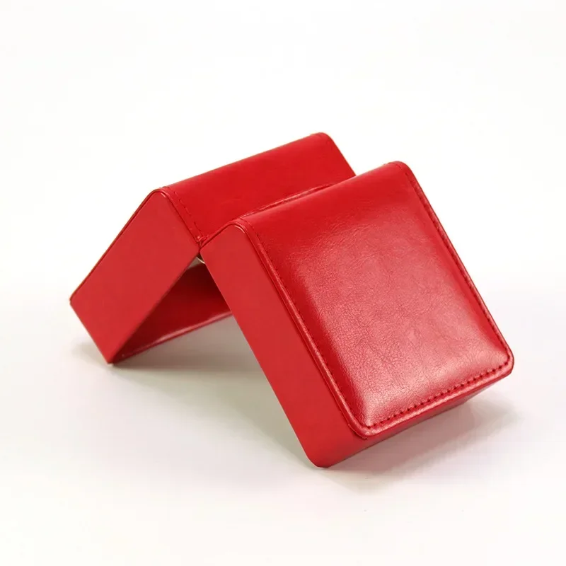 Black Single Watch Gift Box with Soft Pillow, PU Leather Wristwatch Case Organizer for Men, Clamshell Design Watch Holder, Elegant Protective Storage Box for Travel, Home, and Gift Presentation - 图片 13