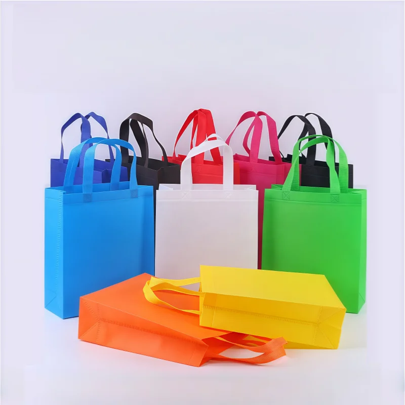 Portable Non-Woven Shopping Bag – Large Capacity, Reusable Eco-Friendly Handbag, Custom Logo or Printing Option (Printing Fee Not Included), Perfect for Grocery, Gift, and Promotional Use - 图片 4