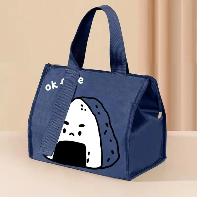 Portable Thermal Lunch Box Bag for Women and Kids – Insulated Food Storage Handbag, Travel and Picnic Cooler Pouch, Reusable Bento Bag for Lunch, Snacks, Drinks, and Meals