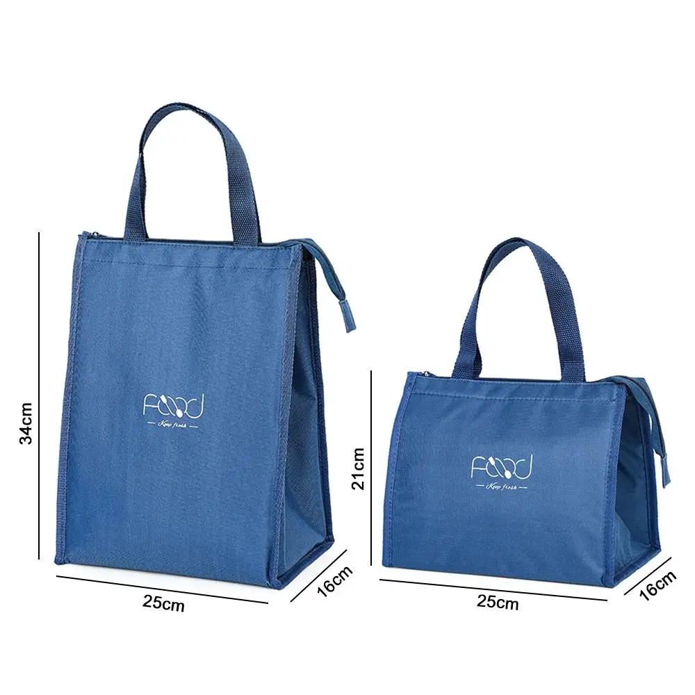 Waterproof Insulated Lunch Bag, Portable Cooler Tote for Picnic and Breakfast, Thermal Food Storage Organizer, Reusable Lunch Box Bag for Office, School, Travel, and Outdoor Activities