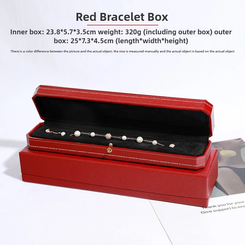 Luxury Travel Jewelry Bag 🎁 – Red Fashion Storage for Watches, Necklaces, Earrings, Rings, Pendants, Bracelets, Gift Collection Box, No Logo, Ideal for Travel & Display