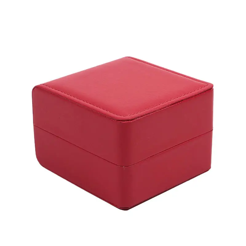 High Grade PU Leather Single Watch Gift Box with Pillow – Elegant Wristwatch Display Case Organizer for Men, Jewelry Storage & Watch Packaging Box, Luxury PU Leather Presentation Box 24