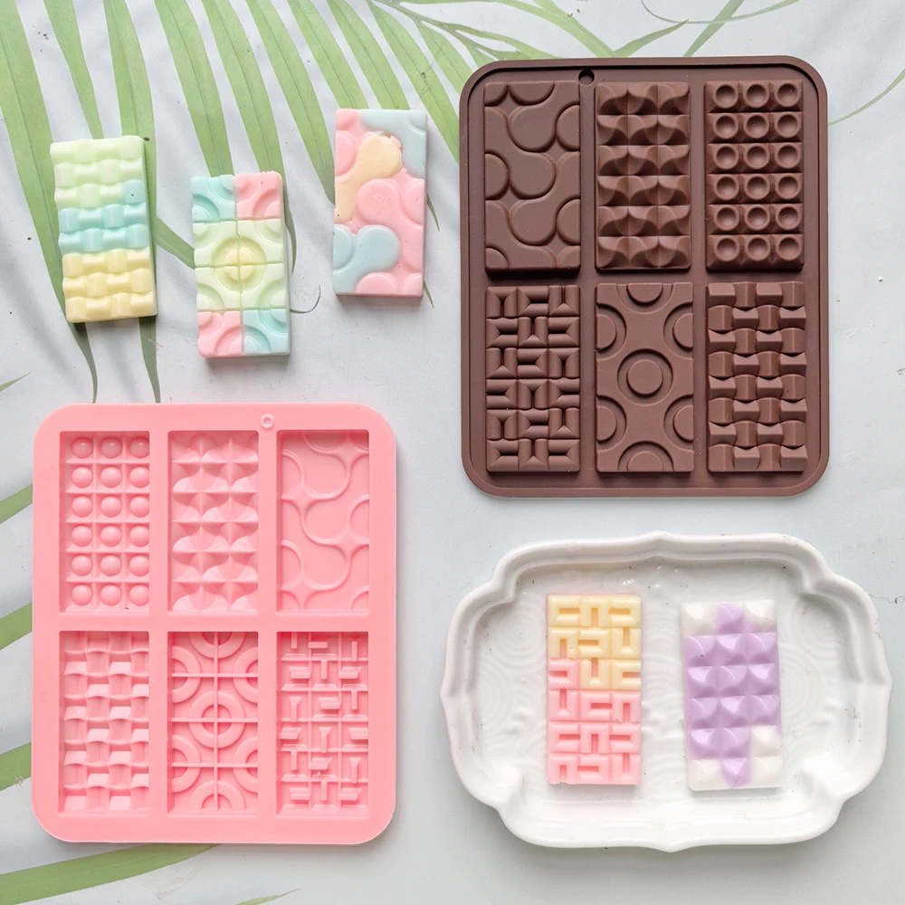 1Pc Creative Mini Euler Circle 6-Chamber Silicone Baking Mold – DIY Chocolate, Candy, Cookie, Ice Tray, Fondant Cake Decoration Mold, Pastry Tool for Desserts, Sugarcraft, and Creative Baking Accessories