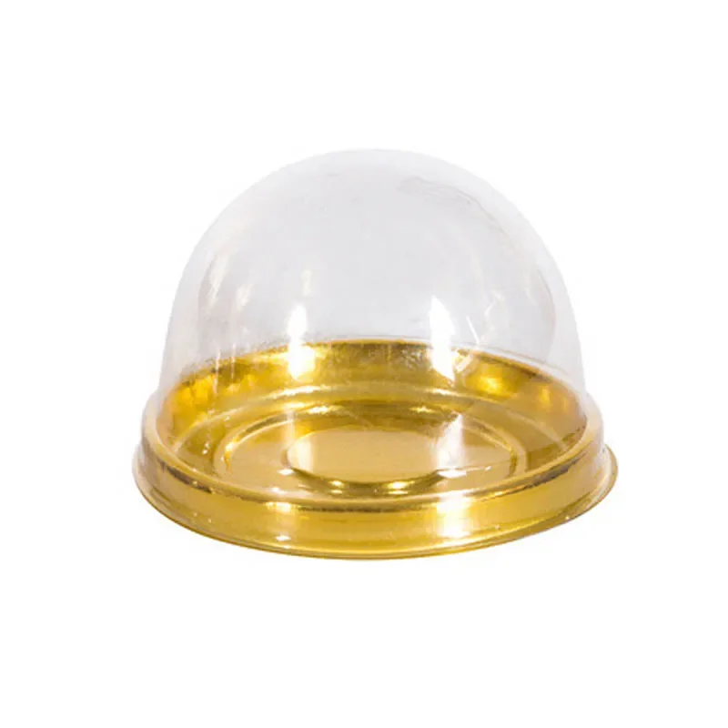 50/100/200/300Pcs Mini Cupcake Boxes Clear Plastic Egg Yolk Pastry Dessert Packaging Containers, Transparent Cupcake Holders for Wedding Birthday Party DIY Baking Decorations and Treats - 图片 7