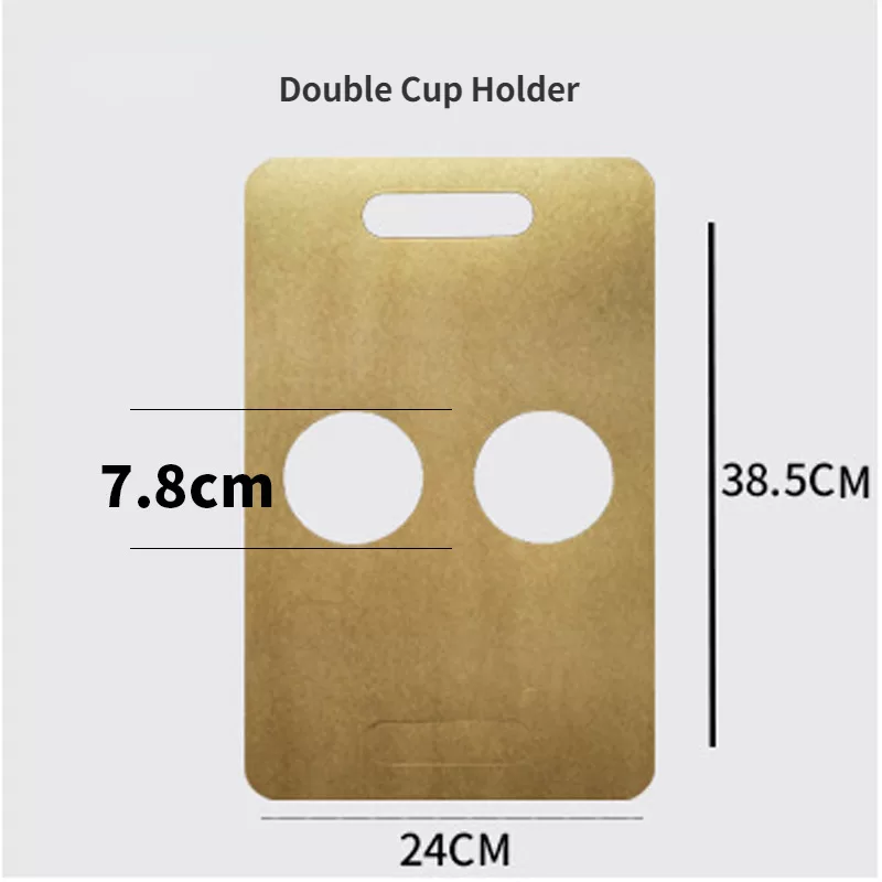 10 Pcs Portable Kraft Paper Cup Holder Takeaway Coffee Milk Tea Arc Cups Carry Creative Disposable Plastic-Free Beverage Packaging Bag Coffee Cup Carrier 10 Pcs Portable Kraft Paper Cup Holder Takeaway Coffee Milk Tea Arc Cups Carry Creative Disposable Plastic-Free Beverage Packaging Bag Coffee Cup Carrier