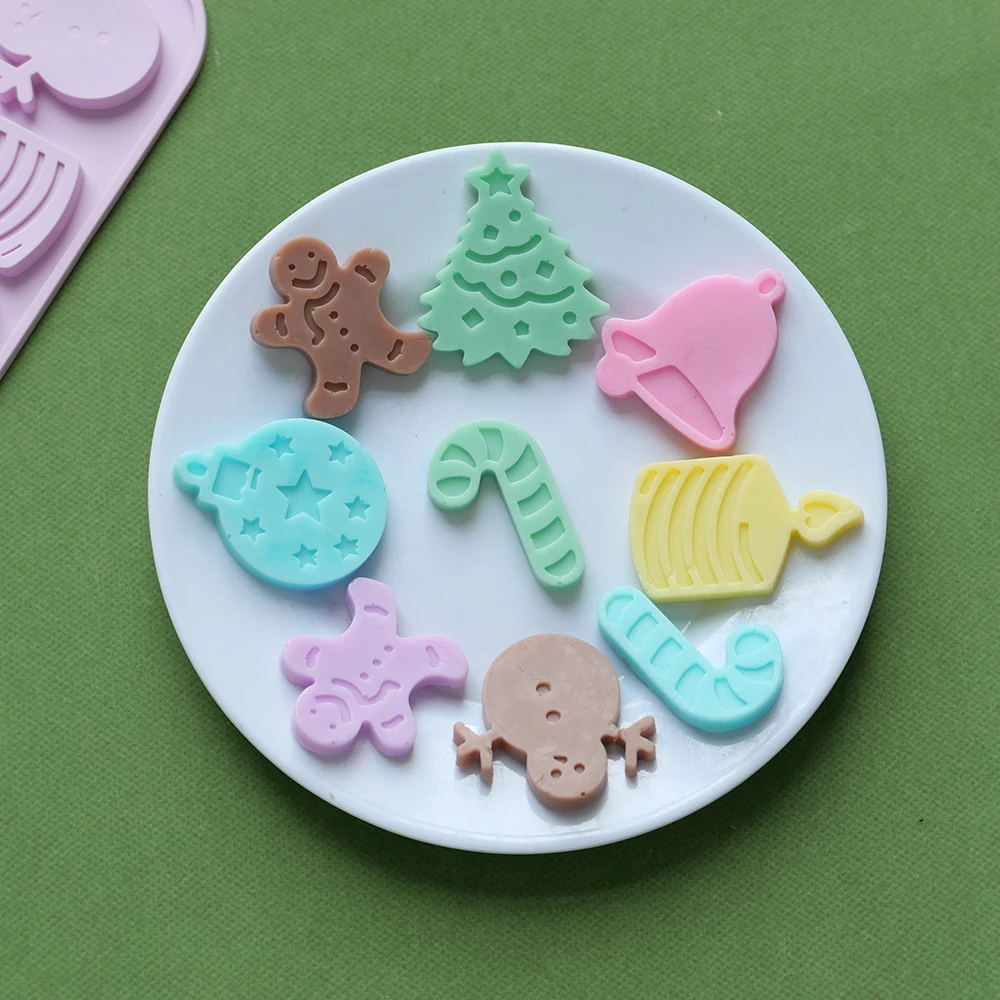 1pc Christmas Chocolate Mold 8-Hole with Various Holiday Shapes, 3D Silicone Candy Mold for DIY Gummies, Cookies, Chocolate, Candy Crafting, Baking, Party Treats, Holiday Desserts, and Festive Baking Fun 1pc Christmas Chocolate Mold 8-Hole with Various Holiday Shapes, 3D Silicone Candy Mold for DIY Gummies, Cookies, Chocolate, Candy Crafting, Baking, Party Treats, Holiday Desserts, and Festive Baking Fun