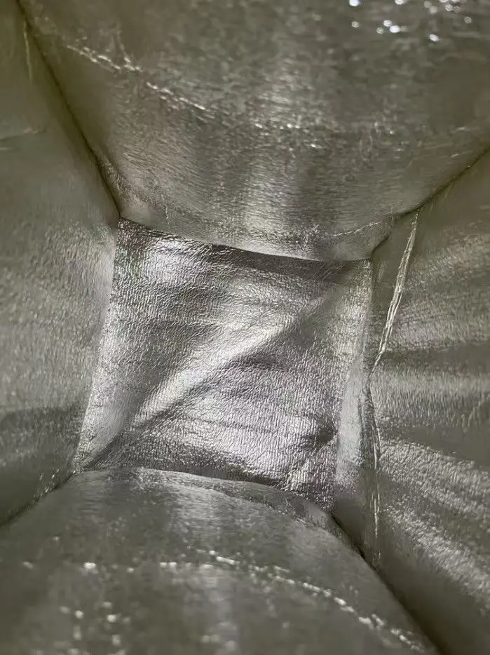 Cake Shop Insulation Bag with Velcro Zipper, Aluminum Foil and Pearl Cotton Lining, Cold Thermal Delivery Bag, Reusable Takeaway Cooler Tote for Cakes, Pastries, and Baked Goods 5