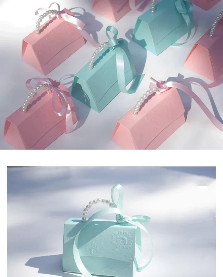 10PCS Party Favor Candy Boxes – Portable Gift Boxes for Baby Shower, Wedding, Birthday, Party Favors, Candy, Chocolates, Treats, Mini Gifts, Special Occasion Decorations and Event Supplies 1