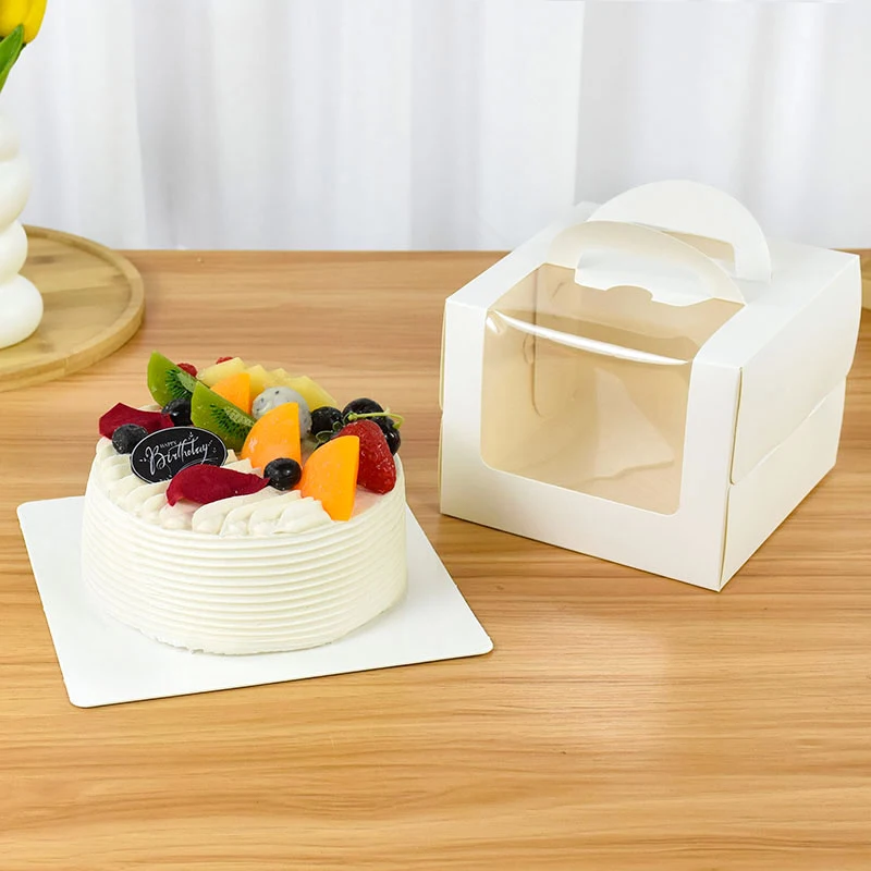 1/3/6pcs High Capacity Cake Packing Boxes with Clear Window, Multi Size Bakery Gift Boxes for Candy Cookies Pastry Chocolate Dessert Packaging, Wedding Birthday Christmas Baby Shower Party Supplies