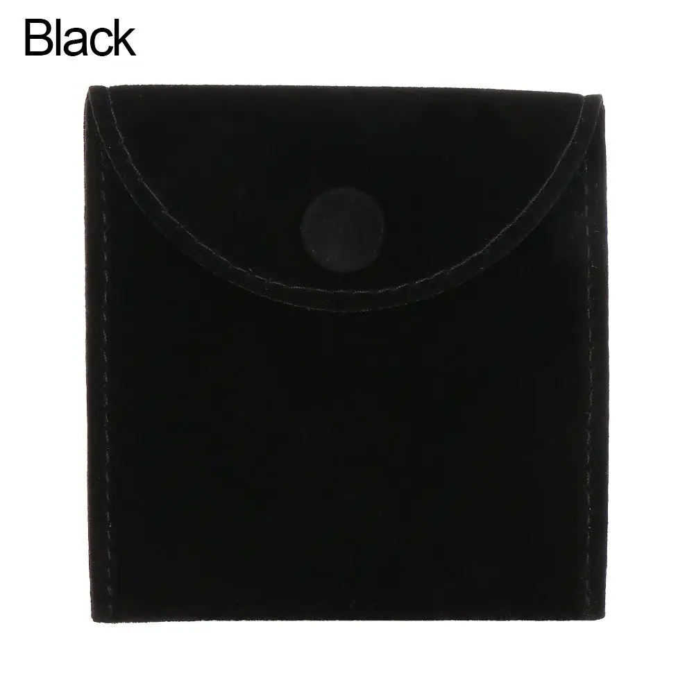 Travel Watch Case | Flannelette Watch Storage Bag, Velvet Snap Packaging Pouch Anti-Dust Watch Protection Case, Soft Compression Velvet Bag for Watch Collection Gift Packaging Accessories (Red/Green/Blue/Black/Grey/Pink/Light Blue) - 图片 10