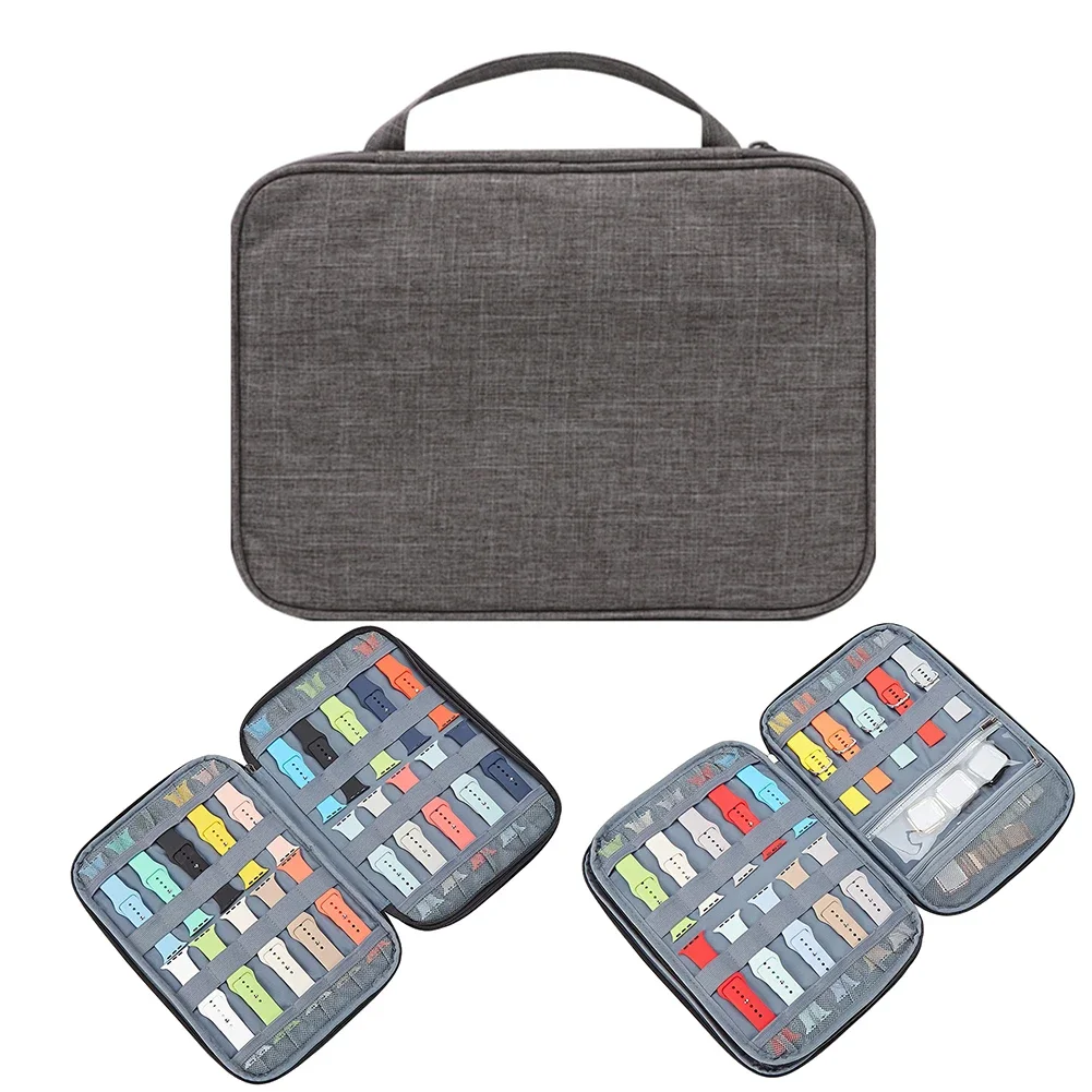 Travel Watchband Organizer | For Apple Watch Watchband Storage Box, Multifunction Travel Strap Organizer Case, Portable Ant Cloth Watch Strap Pouch, Compact Watchband Holder for Smartwatch Accessories Packaging 3