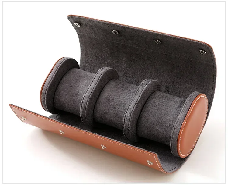 Travel Watch Organizer | PU Leather Watch Box and Pouch Organizer – Classic Travel Storage Case for Men and Women, Protective Watch Holder to Prevent Scratching and Oxidation, Elegant Leather Timepiece Gift and Display 12