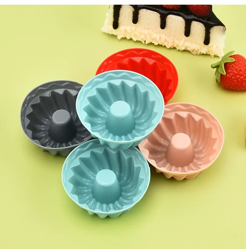 12PCS Silicone Muffin Cup Cake Mold for Making Cupcakes, Puddings, Jellies, and DIY Desserts, Non-Stick Flexible Baking Tool for Home Baking, Parties, Creative Cakes, and Sweet Treats