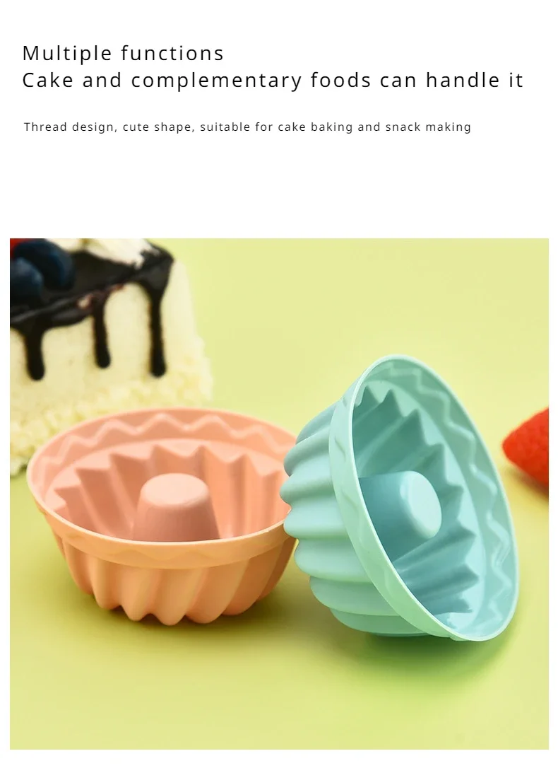 12PCS Silicone Muffin Cup Cake Mold for Making Cupcakes, Puddings, Jellies, and DIY Desserts, Non-Stick Flexible Baking Tool for Home Baking, Parties, Creative Cakes, and Sweet Treats