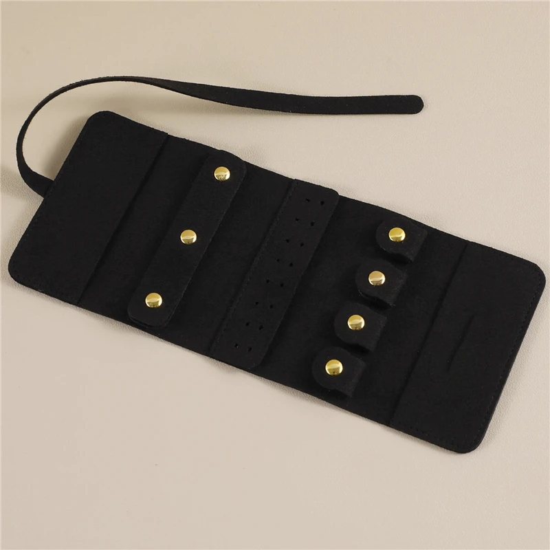 Travel Jewelry Organizer | Foldable Jewelry Roll Organizer – Convenient Jewelry Storage Bag, Travel Cosmetic Organizer, Jewelry Display and Folding Organizer for Earrings, Rings, Necklaces, and Small Accessories 11