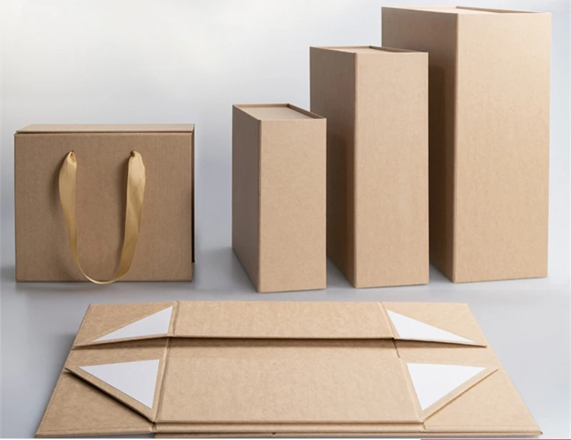 25x33x12cm Foldable Gift Box with Magnetic Closure – Colorful Storage Box, Space-Saving Flat Cardboard Packaging for Candy, Wedding, and Gift Wrapping (Magnetic Closure Box) - 图片 11