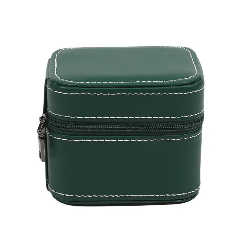 Travel Watch Case ⌚ Single Watch Case – Leather Watch Travel Case with Removable Cushion – Portable Square Jewelry Storage Organizer Box for Wristwatch and Smartwatch Protection 25