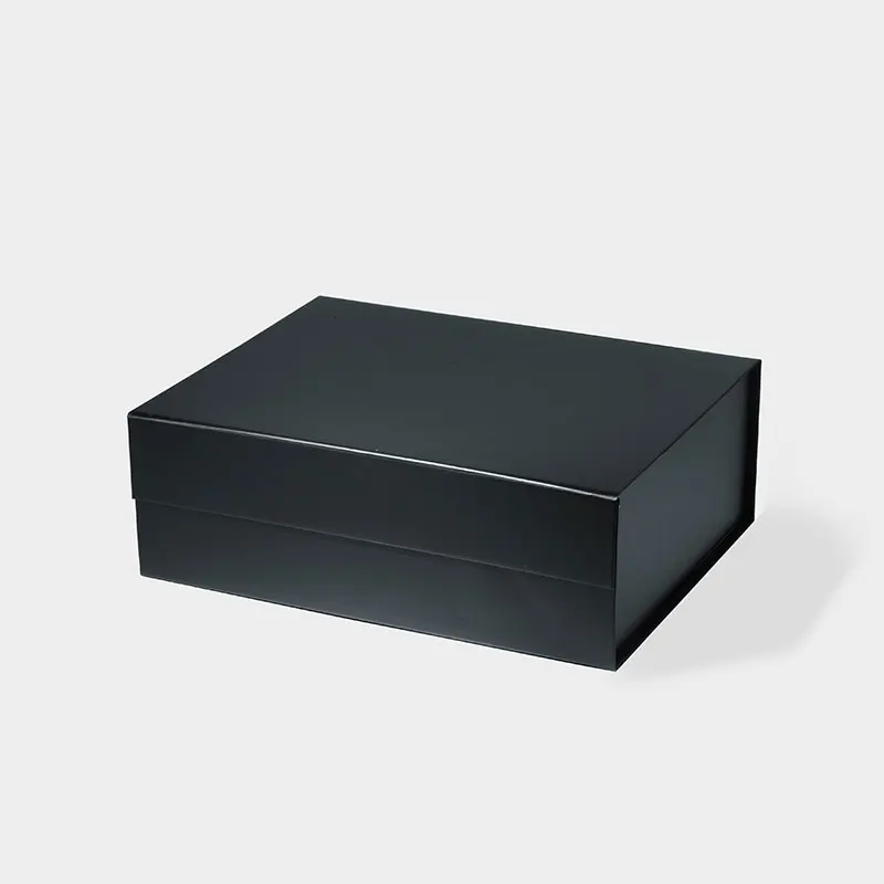 33x25.5x11.5cm and 31.4x24.5x11.1cm Luxury Rigid Magnetic Closure Gift Boxes, Popular Deep A4 Size, Black and White Collapsible Cardboard Packaging for Jewelry, Keepsakes, Wedding, Birthday, Holiday Presents - 图片 34