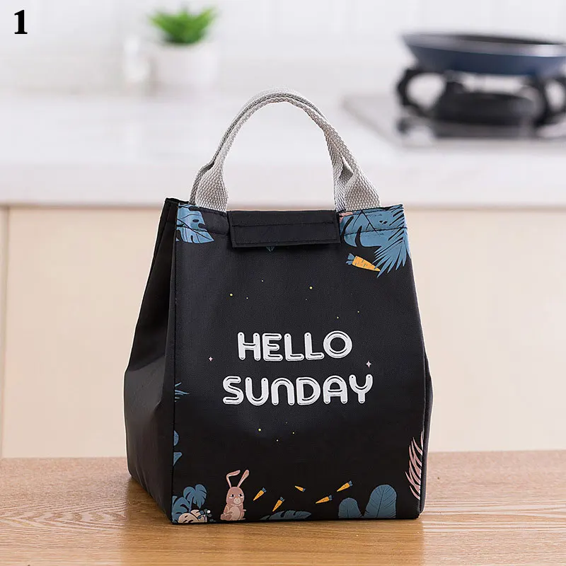 Portable Thermal Lunch Box Bag for Women and Kids – Insulated Food Storage Handbag, Travel and Picnic Cooler Pouch, Reusable Bento Bag for Lunch, Snacks, Drinks, and Meals
