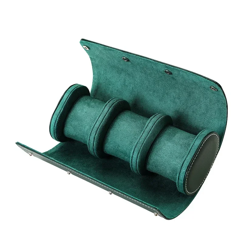 Travel Watch Organizer | PU Leather Watch Box and Pouch Organizer – Classic Travel Storage Case for Men and Women, Protective Watch Holder to Prevent Scratching and Oxidation, Elegant Leather Timepiece Gift and Display - 图片 19