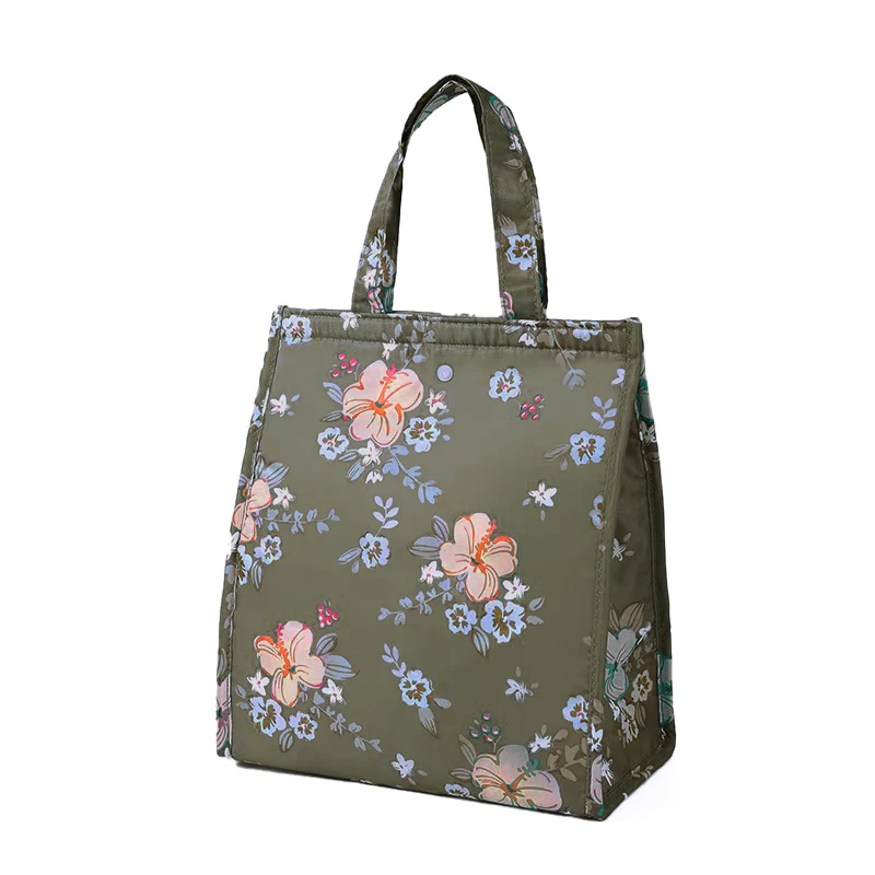 Insulated Thermal Cooler Bag Portable Lunch Storage Tote, Large Capacity Picnic and Camping Food Drink Carrier, Outdoor Leakproof Lunch Box Bag for Travel, Beach, Office, and Daily Use - 图片 8