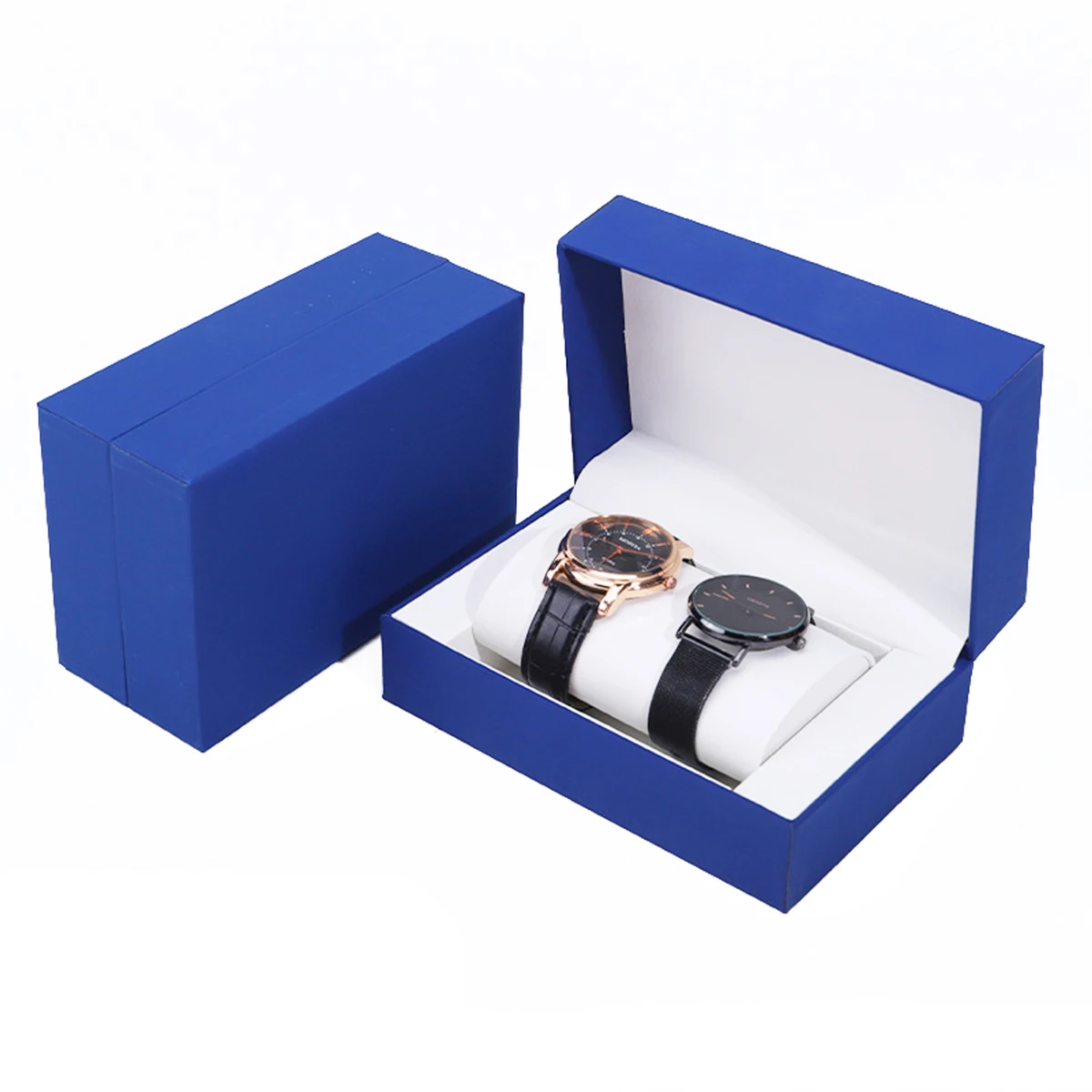 PU Leather Single Watch Gift Box with Soft Pillow, Luxury Wristwatch Display Case Organizer for Men, Protective Watch Storage Holder, Elegant Packaging Box for Birthday, Anniversary, Business Gift - 图片 8