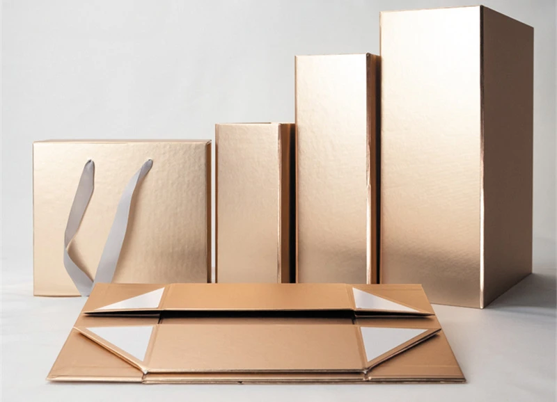 25x33x12cm Foldable Gift Box with Magnetic Closure – Colorful Storage Box, Space-Saving Flat Cardboard Packaging for Candy, Wedding, and Gift Wrapping (Magnetic Closure Box) - 图片 9