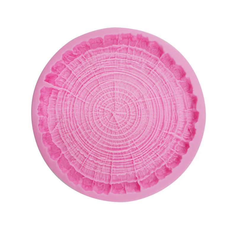 Stump Shape Silicone Fondant Mold – 3D Tree Trunk Chocolate Cake Baking Mold, Non-Stick Fondant Sugarcraft Mold, DIY Pastry Tools for Cupcakes, Cookies, Desserts, and Home Kitchen Decoration